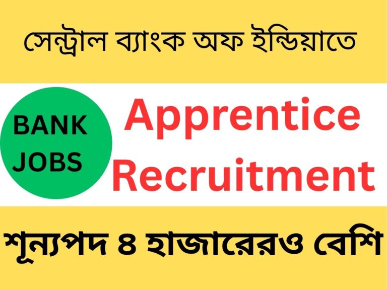 Central Bank of India Apprentice Recruitment